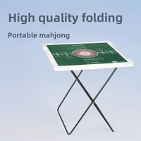 Table de Mahjong Portable en Gros, Table Pliante pour Camping en Plein Air, Tapis de Mahjong Carré, Table de Mahjong Personnalisée Étanche