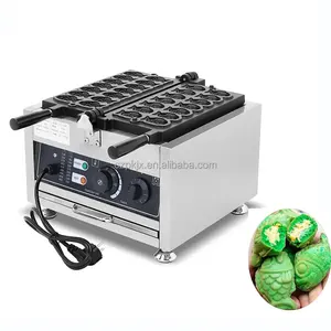 Máy Làm Bánh Quế Hình Cá Nhỏ Thương Mại 14 Chiếc Máy Làm Bánh Quế Cá Vàng Taiyaki