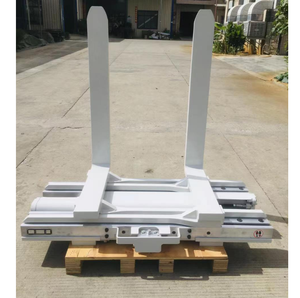 Abrazaderas de horquilla Manejo de material Accesorio de carretilla elevadora Brazo de carretilla elevadora Horquilla giratoria de doble propósito Tipo giratorio y de desplazamiento lateral - Product Image 2