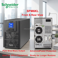 SPM6KL 6kVA Onduleur monophasé en tour prenant en charge une batterie externe, alimentation sans interruption pour les systèmes informatiques et les dispositifs de surveillance