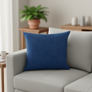 Cuscino in Denim Blu Scuro 50*50 Cojin per Seduta e Decorazione - Product Image 3