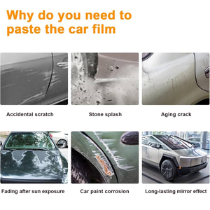 3M rivestimento Nano TPU PPF pellicola per auto trasparente Super lucida 7.5mil pellicola protettiva in Tpu autorigenerante - Product Image 5