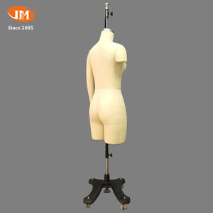 Mannequin de couture demi-corps réglable pour <span class=keywords><strong>femme</strong></span> JUN MEI (taille 10) en fibre de verre avec support de <span class=keywords><strong>buste</strong></span> pour la confection de vêtements - Product Image 4