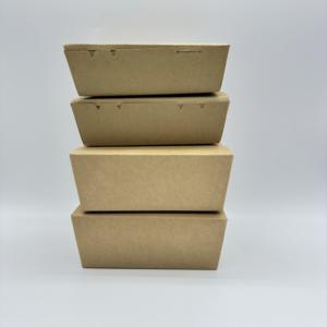 Contenedores Desechables para Alimentos, Aptos para Microondas, Resistentes a Fugas, de Papel Duro, Caja Bento para Entrega de Comida - Product Image 5