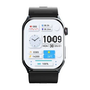 Jam tangan pintar kesehatan, arloji cerdas pemantau tekanan darah dan detak jantung ECG F530, 100 + mode Multi olahraga IP67 anti air 2.10 layar IPS - Product Image 3