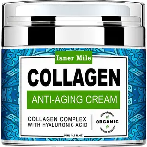 Facial Moisturizer with Hyaluronic Acid and Collagen cream All Skin Types Collagen cream