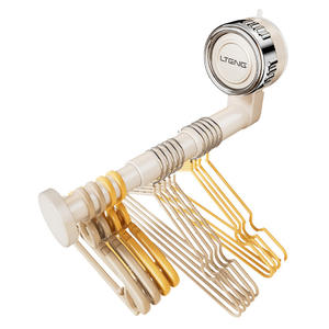 Séchoir à linge mural extensible à barre unique sans perçage pour balcon domestique - Product Image 3