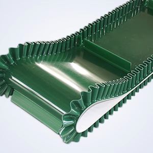 Pu-Transportband Voeg Rok Toe, Schort <span class=keywords><strong>Food</strong></span> <span class=keywords><strong>Grade</strong></span> Vlakke Transportband Voor Het Transporteren Van <span class=keywords><strong>Fruit</strong></span>, Meeldeeg, Vlees, Ect - Product Image 1