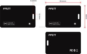 MFi Certified Ultra-Thin Wallet Tracker Smart Item <strong>Locator</strong> <strong>for</strong> Apple Find My Card Finder Silicone Rubber Plastic <strong>for</strong> Passport - Product Image 2