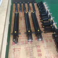 Cylindre hydraulique à double effet pour biellette de direction avec surface chromée dure pour machines agricoles, pression max. 31,5 MPa, température -40~80°C
