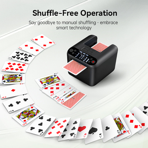 Kpaw thẻ trò chơi tự động Poker đại lý Thẻ điện tử đại lý 3 boong cho 12 người chơi với 4 Điều khiển từ xa vẽ - Product Image 4