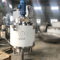 Cuve de mélange agitée personnalisée Huashang en acier inoxydable avec réacteur à pression pour boissons semi-automatique