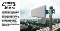 Antenne périodique de journal extérieur d'approvisionnement d'usine de haute qualité GMS 2G 3G 4G LTE 5G LPDA antenne 698-4000MHz antenne cellulaire Yagi