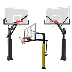 Custom olymp inground height adjustable basketball stand basket ball hoop