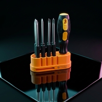 Kit de tournevis 9-en-1 avec 45 embouts magnétiques en acier, emballé, OEM, pour réparation électronique, voiture, usage domestique et d'urgence, outils à main