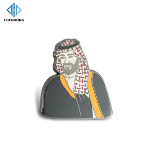 Hersteller Großhandel Professional Metall Abzeichen gefärbt schwarz plattiert Figur Charakter Hartem ail Pin Custom