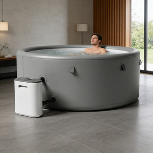 Bañera de Hidromasaje Inflable Portátil para Jardín, Patio, Bienestar Familiar y <span class=keywords><strong>Ocio</strong></span> en el Hogar, Venta al Por Mayor - Product Image 1