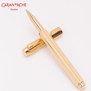 <span class=keywords><strong>Stylo</strong></span> Signature CaranDAche Importé <span class=keywords><strong>Plaqué</strong></span> <span class=keywords><strong>Or</strong></span> et Palladium pour Hommes/Femmes – Haut de Gamme, Exquis, Idéal pour les Affaires - Product Image 3