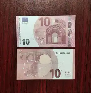 100 Stk/Packung Großhandel Euro und Dollar ungültige Hochzeits-Film-Drama-Münzen Prop-Geld