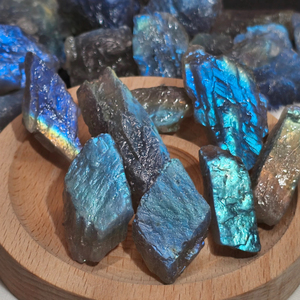 Kit de Sanación de Chakras con Labradorita Natural, 7 Minerales de Chakra, Cristales de Cuarzo Hechos a Mano para Meditación, Energía Wicca - Product Image 5