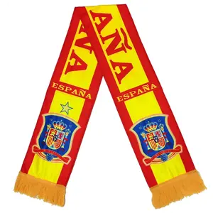 26 écharpes de football en velours de coton pour les équipes nationales du Brésil, de la France, de l'Espagne, de l'Argentine et du Portugal - Décorations et souvenirs - Product Image 4