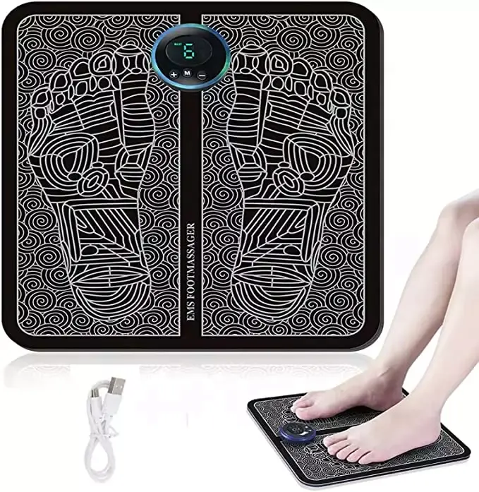 19 Level EMS Electric Foot Massager Pad Blood Circulation Muscle