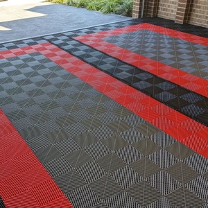 Outstanding Quality Garage <span class=keywords><strong>Floor</strong></span> Tiles Fácil de instalar Plastic Tiles Interlock Outdoor Flooring para Garagem e Car Shop - Product Image 1