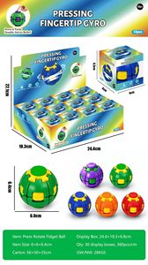 Pelota Antiestrés de Plástico 3D Press & Spin, Juguete de Descompresión Fidget Spinner para Unisex de 5 a 13 Años - Product Image 6