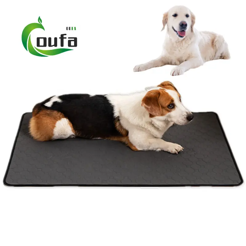 OF Hot Selling Réutilisable Imperméable Chiot Pet Training Pee Pad Dog Pee Pads Washable Dog Pee Mat