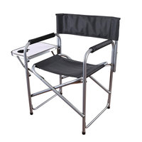 Silla de Director Plegable de Hierro, Económica, Ligera, Resistente y Ecológica, con Marco Metálico y Lona, para Niños, Oficina y Exteriores