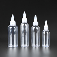 Produit personnalisé 50ml 100ml 120ml 150ml Embout Bec Bouteille en plastique émulsion cosmétique Bouteille en plastique