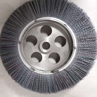 Brosse abrasive industrielle DIY à filaments pour le polissage des métaux - Roue de débavurage en fibre de nylon à grain carbure, personnalisable OEM