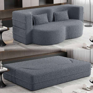 โซฟาอัดลมทันสมัย เฟอร์นิเจอร์วินเทจ โซฟาคู่แบบปรับเอนนอนได้ - Product Image 5