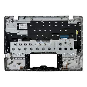 Reemplazo del montaje del <span class=keywords><strong>teclado</strong></span> del reposamanos del ordenador portátil de EE. UU. Para <span class=keywords><strong>Samsung</strong></span> <span class=keywords><strong>Chromebook</strong></span> 4 XE310XBA, de la mano, de la mano, de los EE. UU., de plata, de los años 2000 - Product Image 4