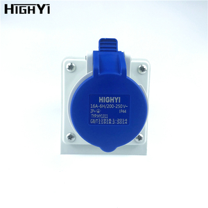 HY1311 IP44 3 fasi 200 ~ 250V <span class=keywords><strong>16</strong></span> <span class=keywords><strong>Ampere</strong></span> montaggio a parete industriale femminile spina industriale <span class=keywords><strong>presa</strong></span> di corrente - Product Image 2