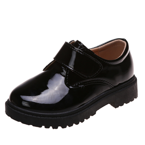 รองเท้าหนังเด็กผู้ชายสไตล์อังกฤษ สำหรับใส่ไปโรงเรียน งานแสดง งานแต่งงาน งานปาร์ตี้ สีดำ รองเท้าลำลองเด็ก รองเท้าโมคาซิน - Product Image 5