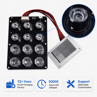 Carte PCB LED infrarouge 30W 850nm 940nm, longueur d'onde personnalisée, éclairage IR LED PCBA, usine OEM ODM pour caméra de sécurité CE RoHS