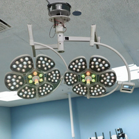 Lampe d'opération LED sans ombre pour bloc opératoire médical et vétérinaire, équipement de plafond