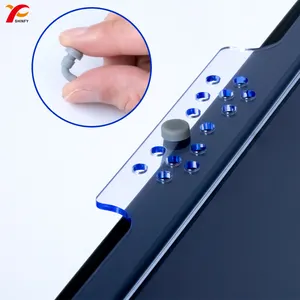 Bilgisayar filtreleri için 24 inç delikli yapışkan tırnak anti mavi ışık ekranı koruyucu film
