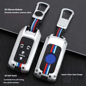 Accessori Auto Interni, Cover per Chiave Telecomando in Lega di Zinco e Silicone, Custodia Protettiva in Metallo per Chiave Auto Suzuki - Product Image 2