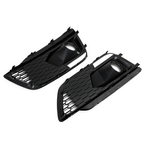 Pour <span class=keywords><strong>Audi</strong></span> Q5 SQ5 2018-2020 RSQ5 Grilles de phares antibrouillard avant noires en nid d'abeille - Product Image 5