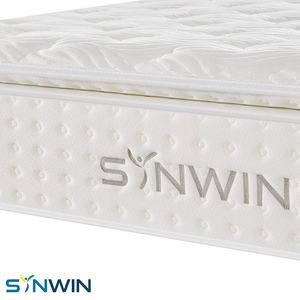 Matelas à ressorts ensachés <span class=keywords><strong>en</strong></span> latex à rebond lent avec renfort des bords, taille 36 cm - Product Image 6