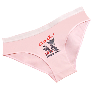 Culottes pour adolescentes, imprimées de dessins animés personnalisés ODM, ultra douces, taille basse, en tricot, mignonnes - Product Image 6