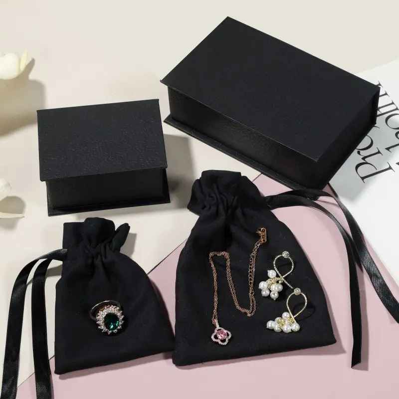 Packjewelry özelleştirilmiş taşınabilir high-end hediye kutusu kapaklı kutu ile mücevher kutusu özelleştirmek için logo baskılı kozmetik kapları