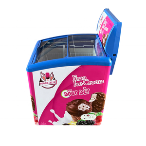158L a bassa temperatura porta <span class=keywords><strong>di</strong></span> vetro curvo Display gelato commerciale freezer SD/SC-158Y - Product Image 6