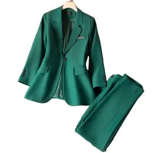 Factory Wholesale Femme Blazer Anzug Set für Damen Damen anzüge & Smoking Jacken mäntel Damen 2 zweiteilige Sets Anzüge