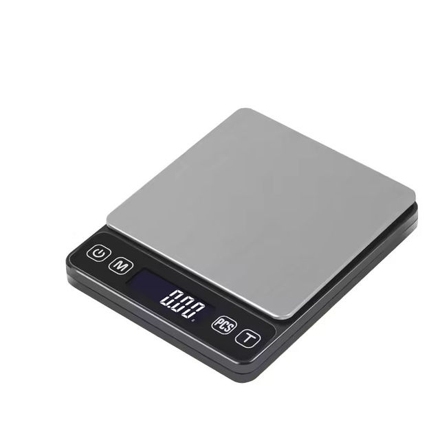 Portable Smart Digital High Precision Stainless Steel 500g/0.01g Weighing LCD Lcd Display Kitchen Electronic Food Scales
