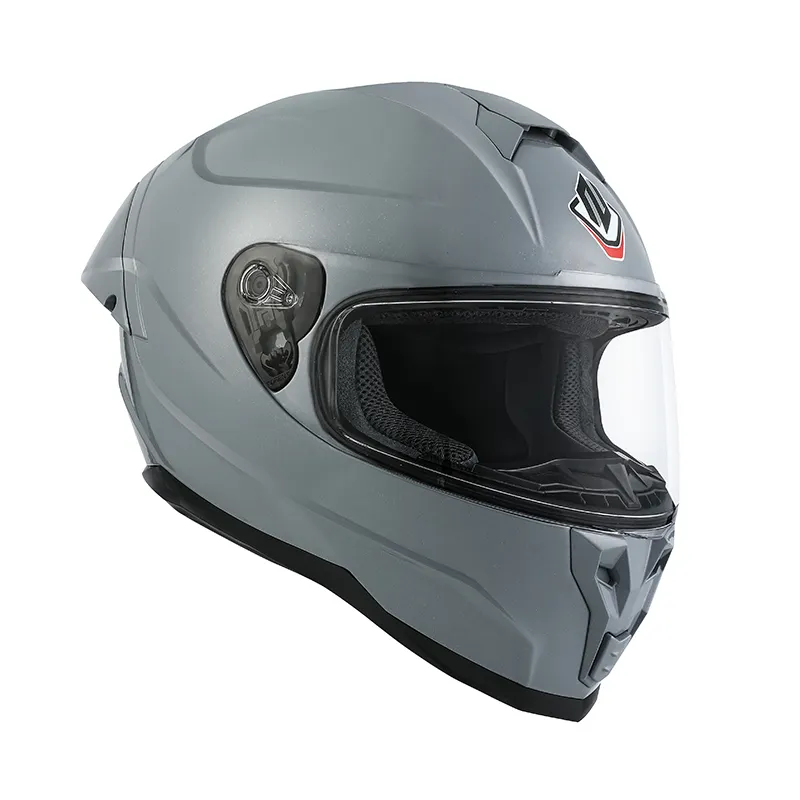 HWN-1 Wholesale Motorcycle Helmet Grey Full Helmet For Men And Women Summer Motorcycle Four Seasons Racing