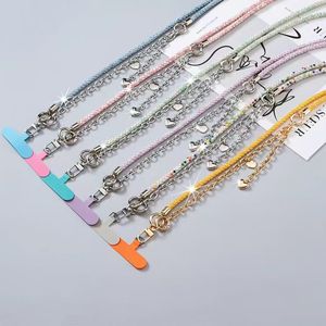 เคสสายคล้องข้อมือลูกปัดแวววาวสายคล้องพวงกุญแจคาดลำตัวสายคล้องโทรศัพท์มือถือสายคล้องมือถือ - Product Image 1