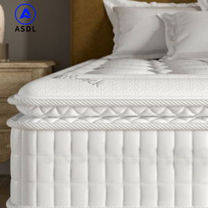 Colchón <span class=keywords><strong>de</strong></span> Muelles Ensacados Pillow Top Xxxn con Cubierta J201 Enrollable, Tamaños King, Queen y <span class=keywords><strong>Doble</strong></span> <span class=keywords><strong>para</strong></span> Hotel, Colchón <span class=keywords><strong>de</strong></span> <span class=keywords><strong>Espuma</strong></span> Viscoelástica con Gel - Product Image 2